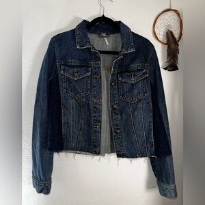 Free People Classic Blue Denim